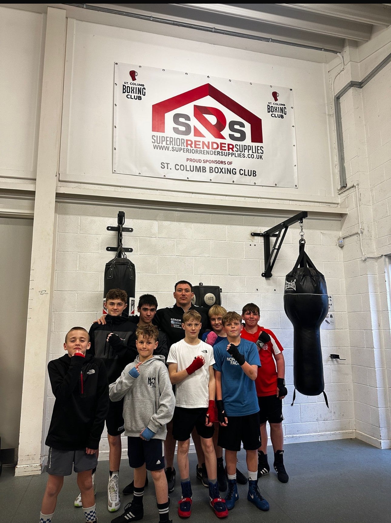 Superior Render Supplies Proudly Sponsors St. Columb Boxing Club