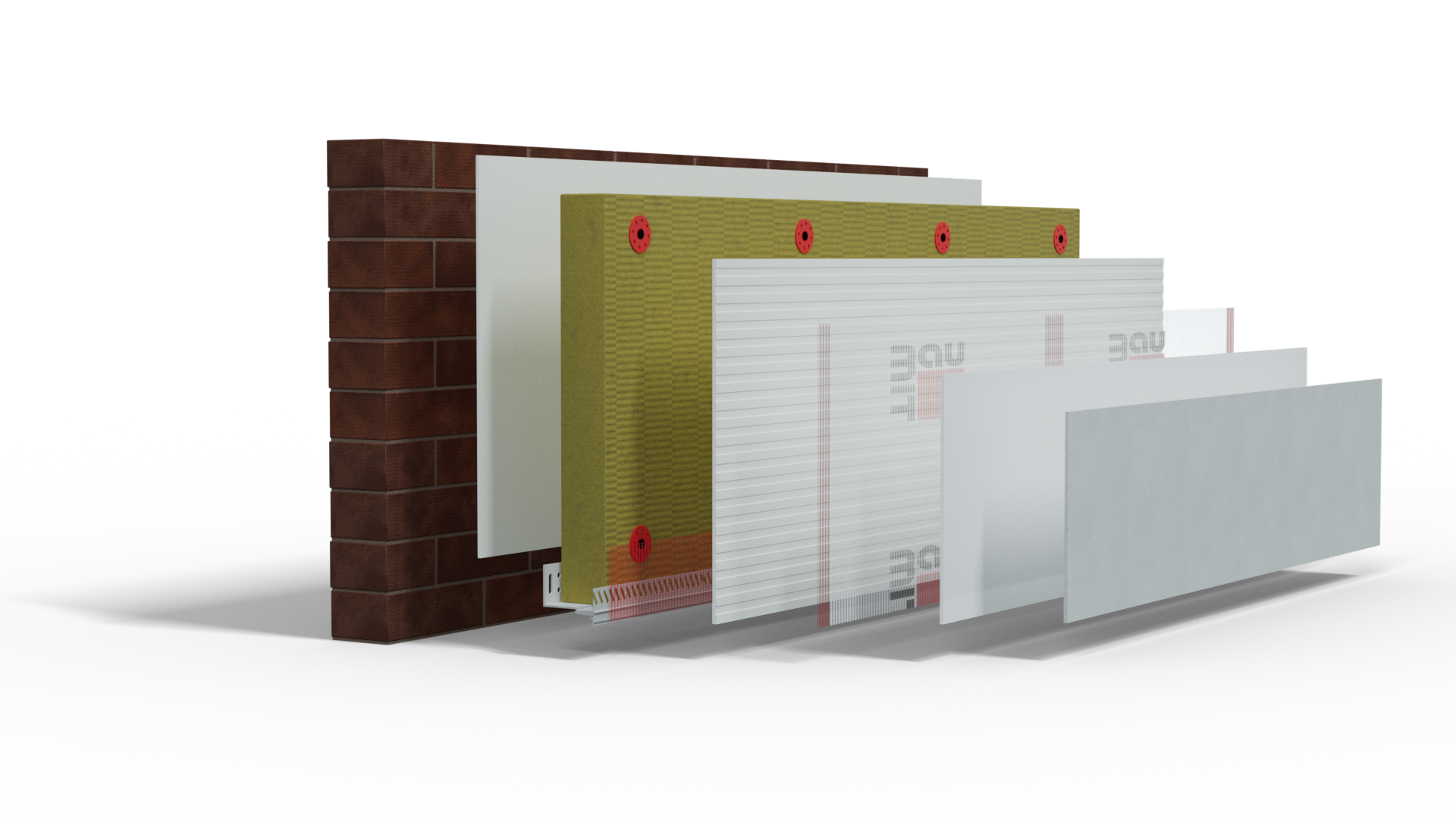 Baumit Thincoat System on to Mineral Wool (EWI System)