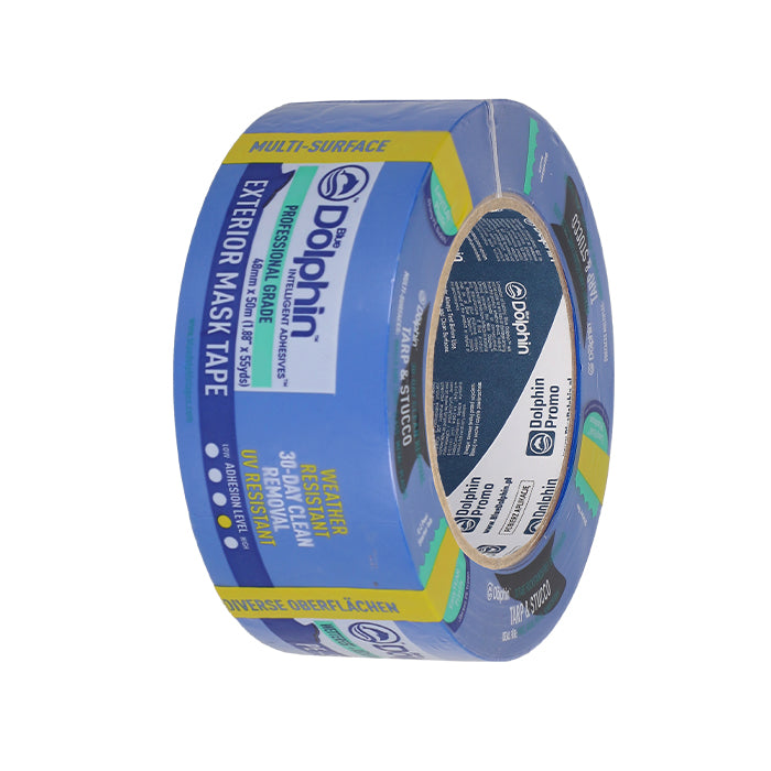 Blue Dolphin Exterior Masking Tape - Blue - 48mm x 50m