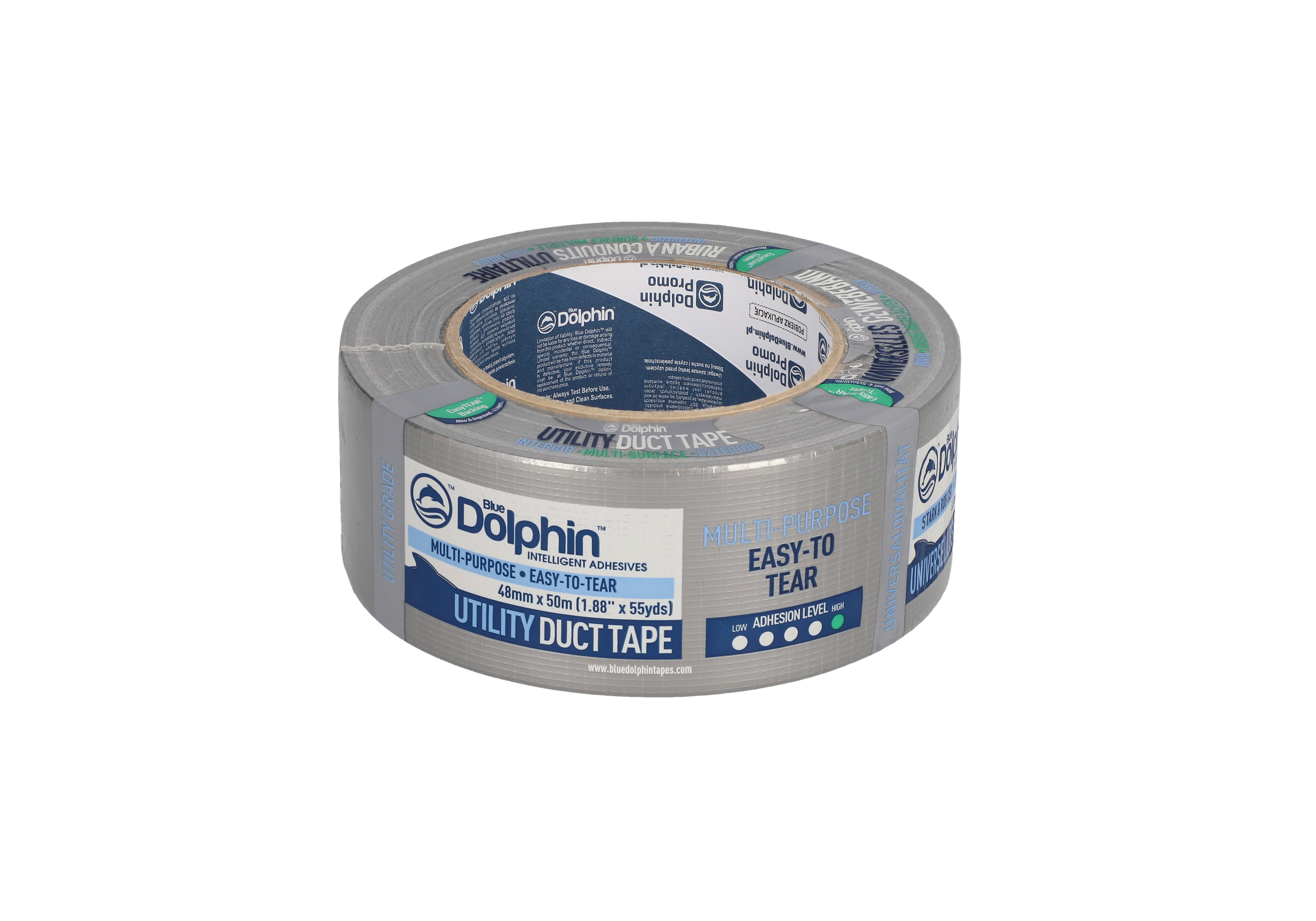 Blue Dolphin Utility Duct Tape - Silver - 48mm x 50m