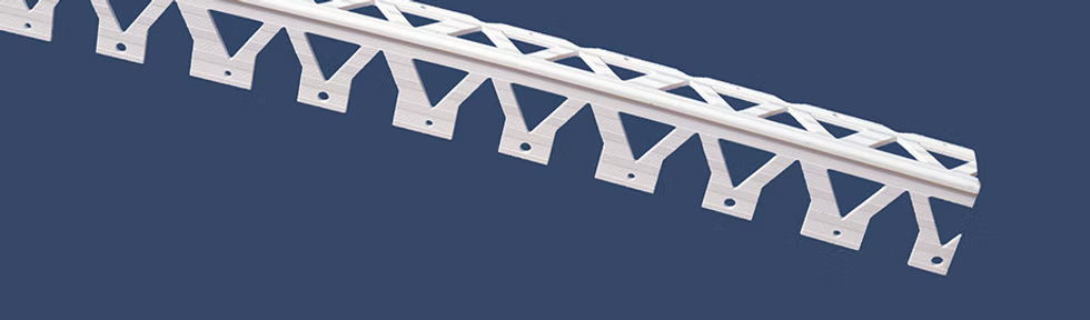 Wemico - PVC Skim Arch Bead - White - 2mm - 2.5m