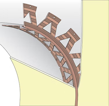 Wemico - PVC Skim Arch Bead - White - 2mm - 2.5m