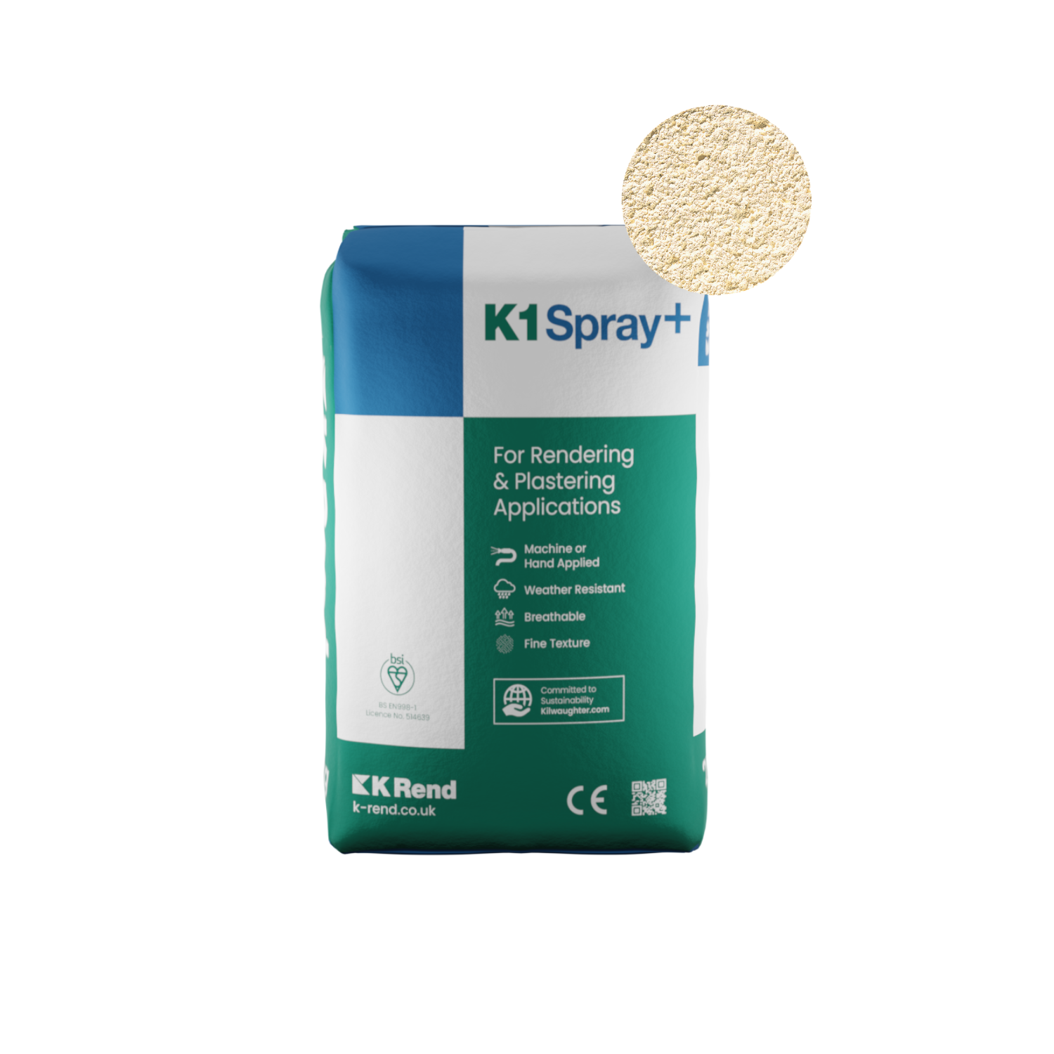 K Rend - K1 Spray+ - 25kg > Arran