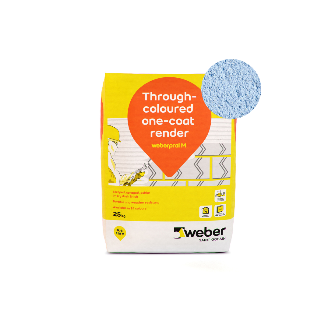 Weber - Weberpral M - 25kg > Azure Blue