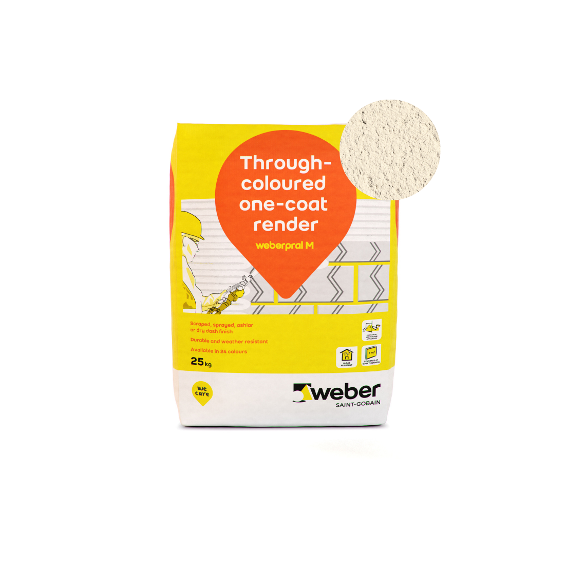 Weber - Weberpral M - 25kg > Beige