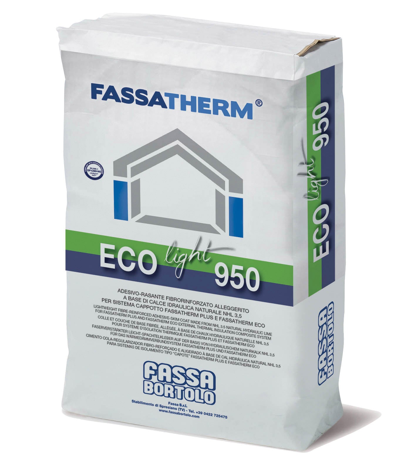 Fassa - Eco-Light 950 Lime Base Coat - 25kg