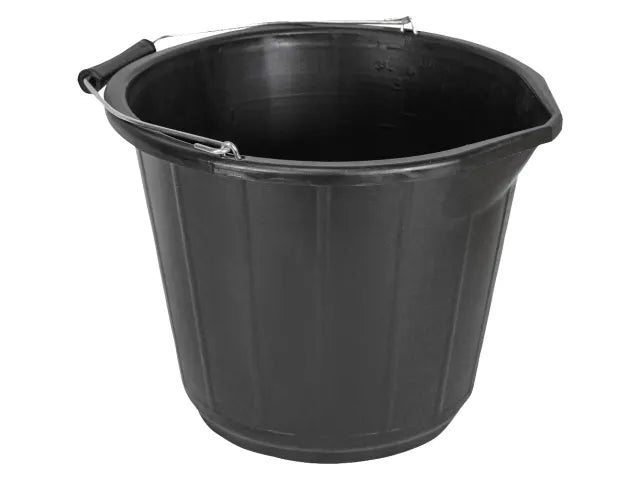 General-Purpose Black Bucket 14 litre - Black