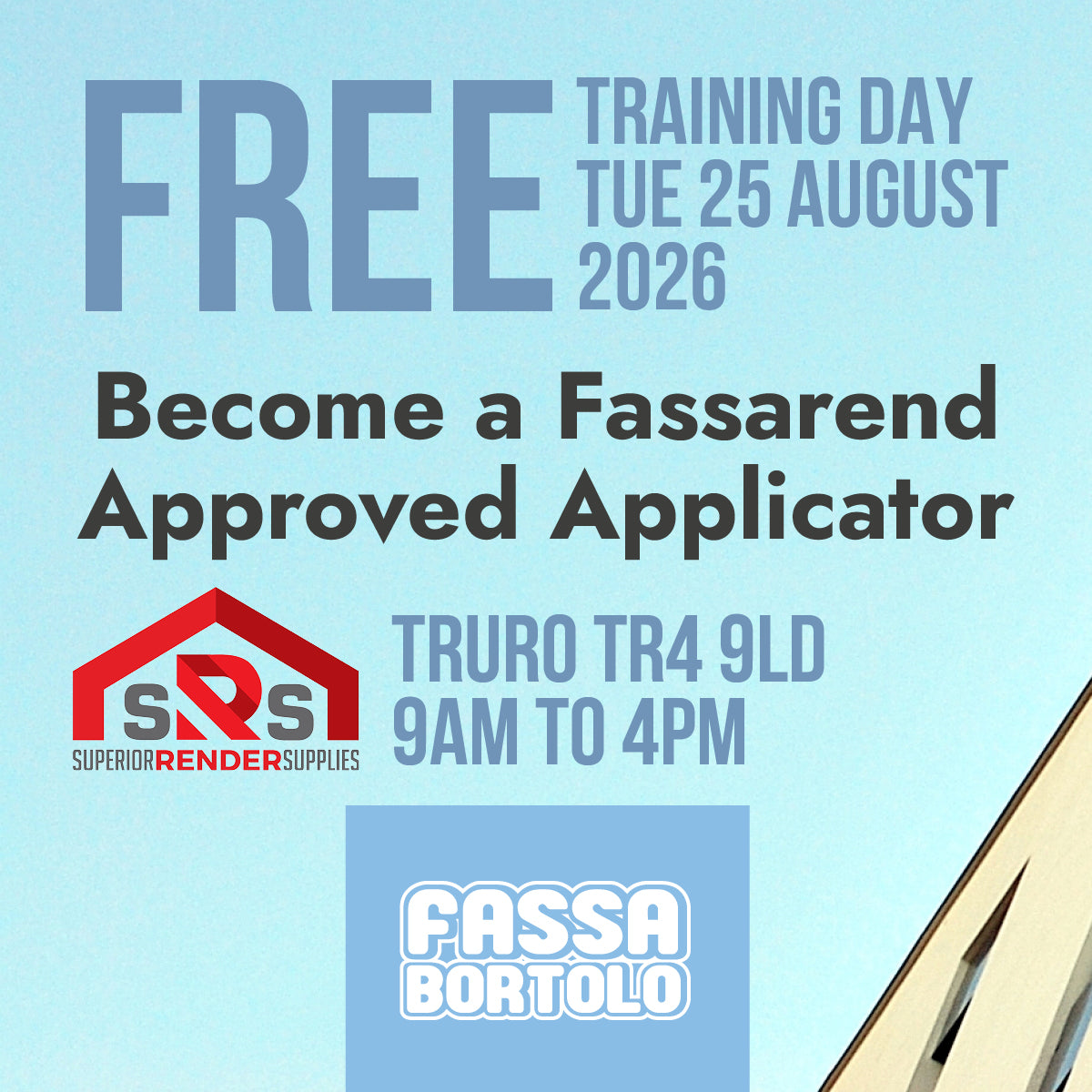 Fassa - FassaRend Approved Applicator Training