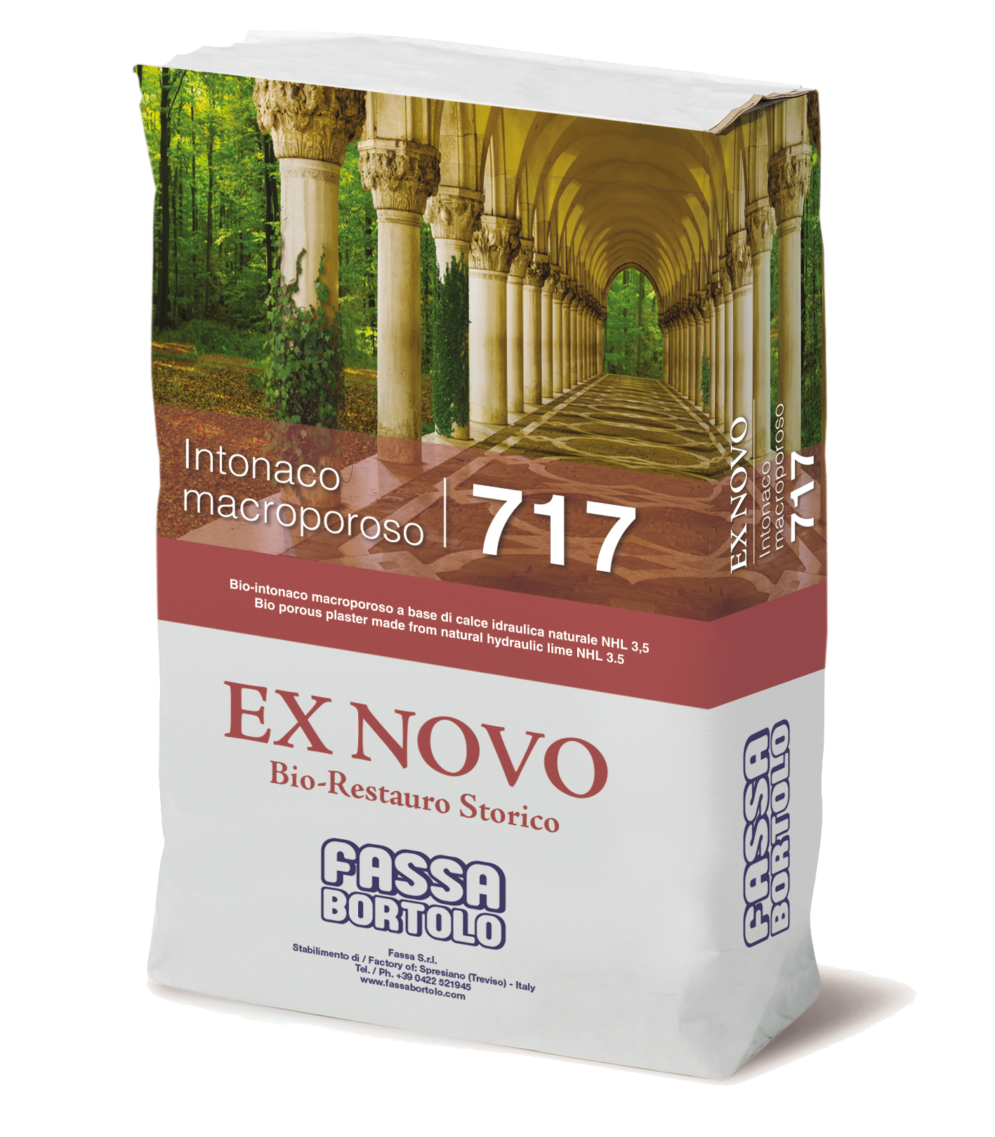 Fassa - Intonaco Macroporoso 717 Lime Base Coat - 25kg