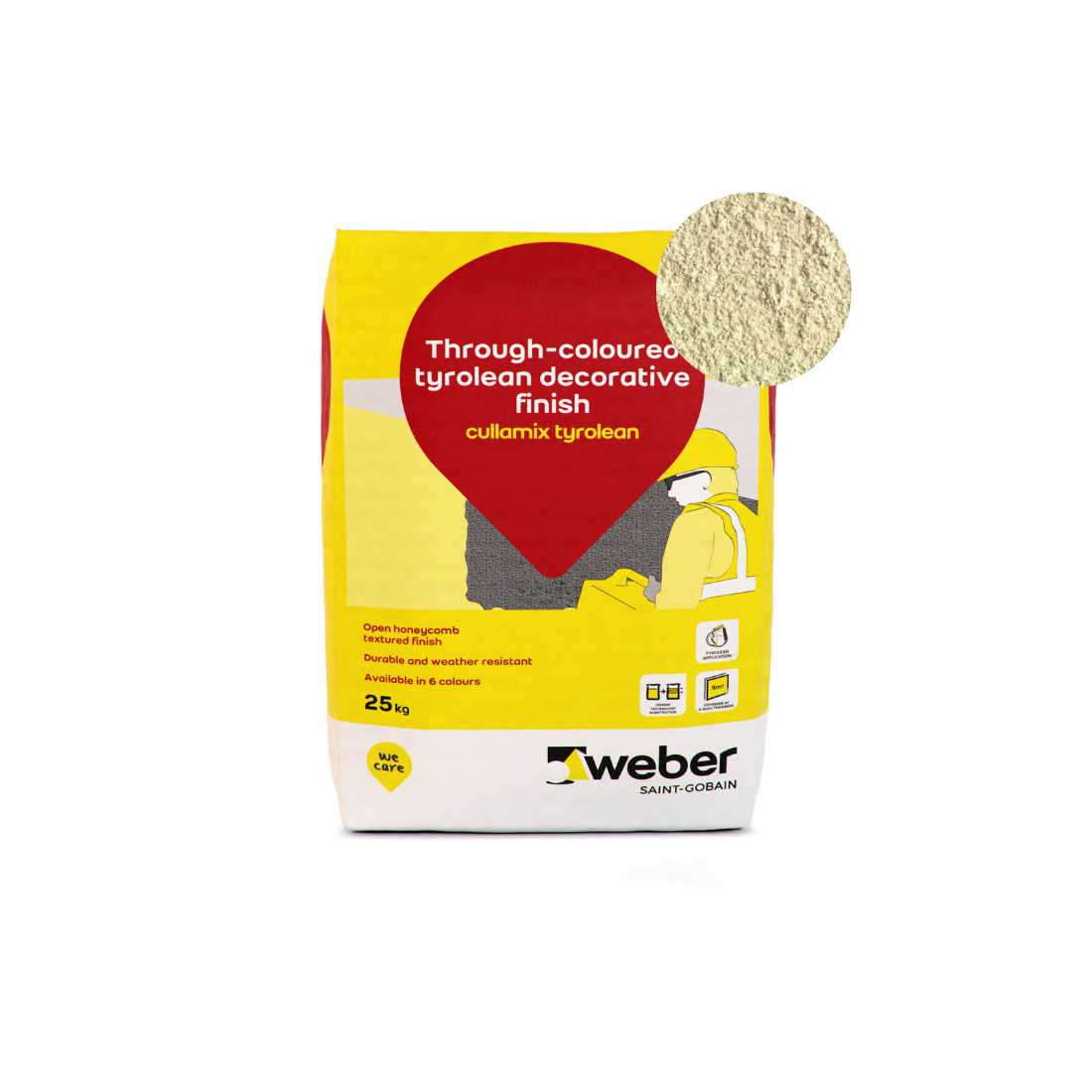 Weber - Weberend Cullamix Tyrolean - 25Kg > Ivory