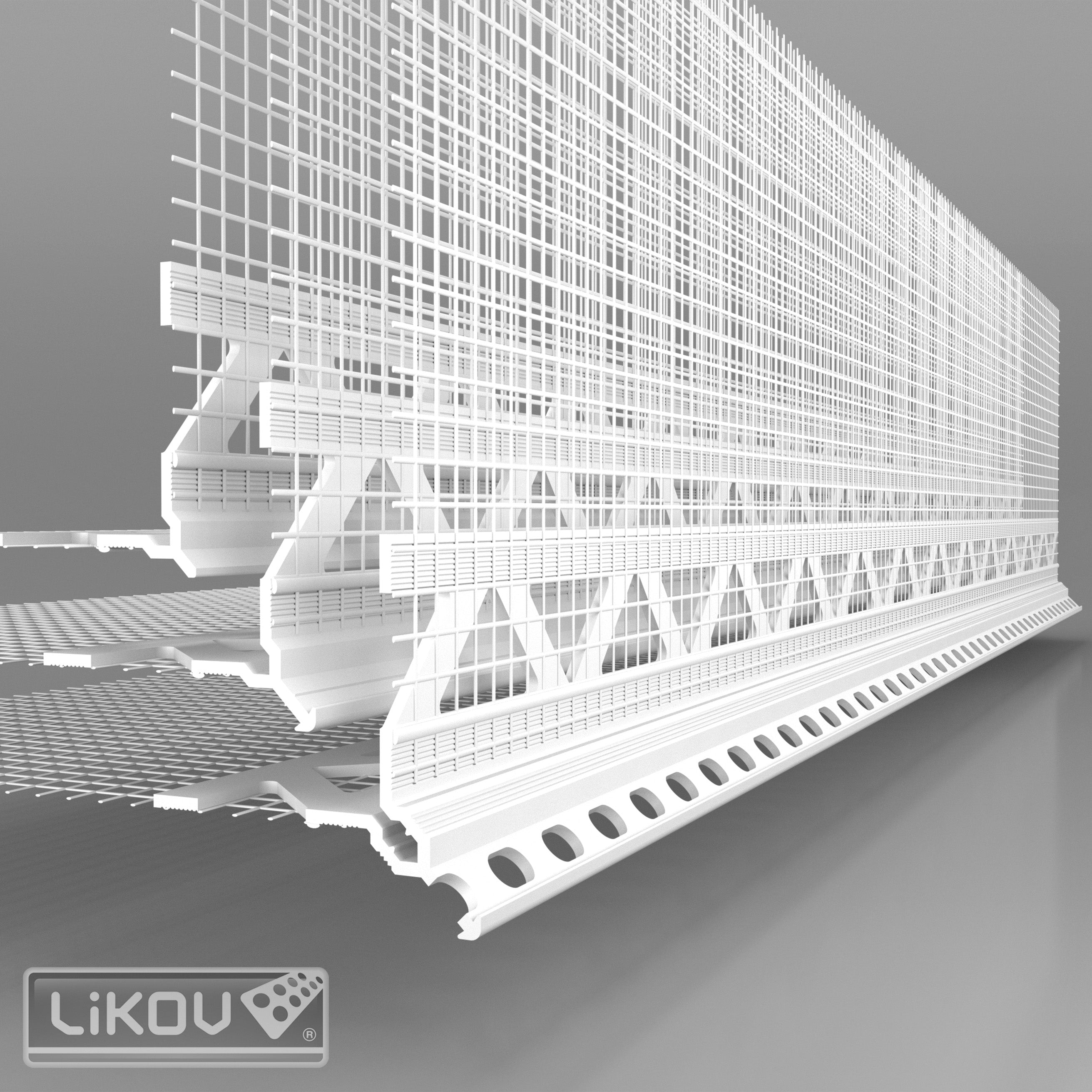 Likov - LK-H Profile Corner Mesh Bead - 6mm - 2.5m