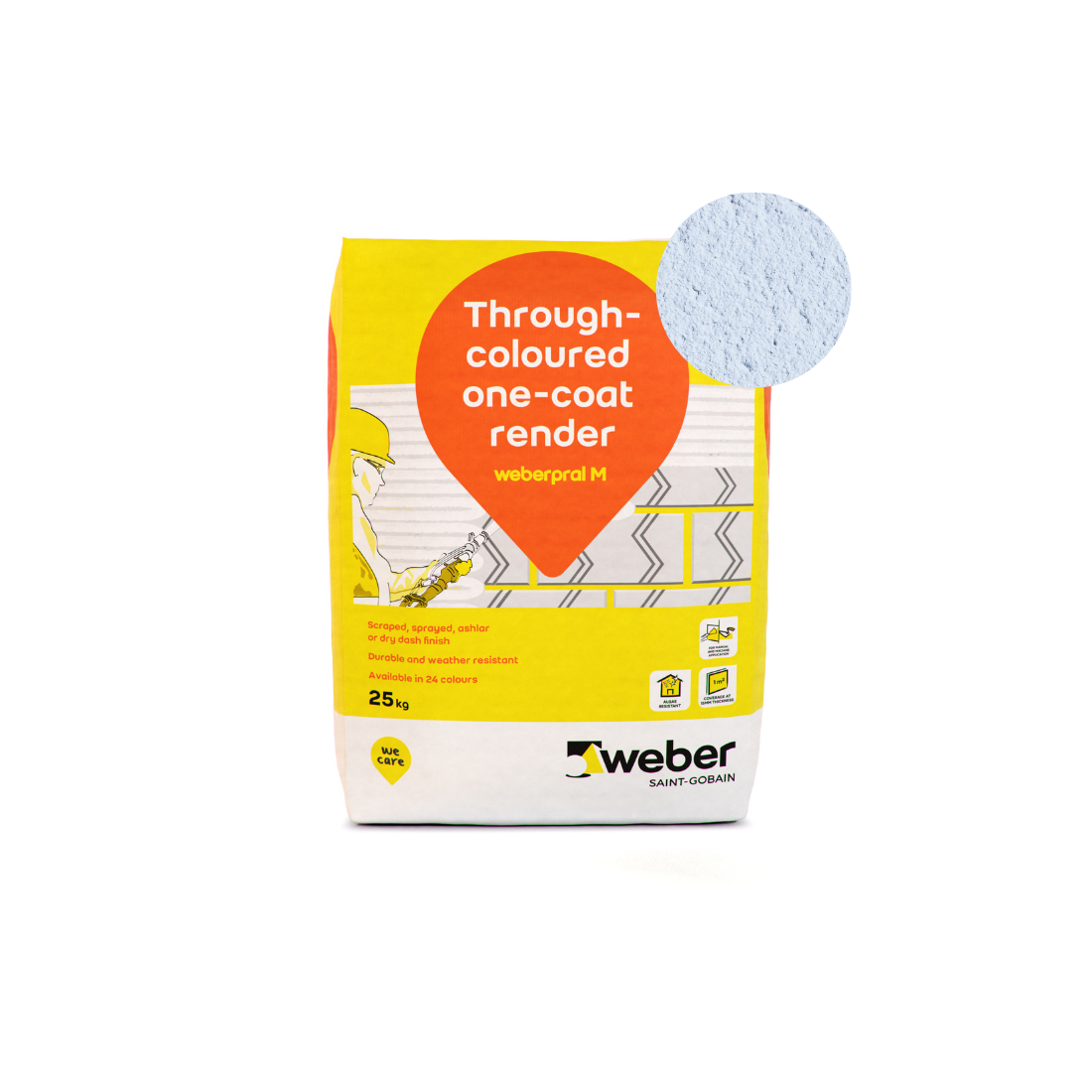 Weber - Weberpral M - 25kg > Light Blue