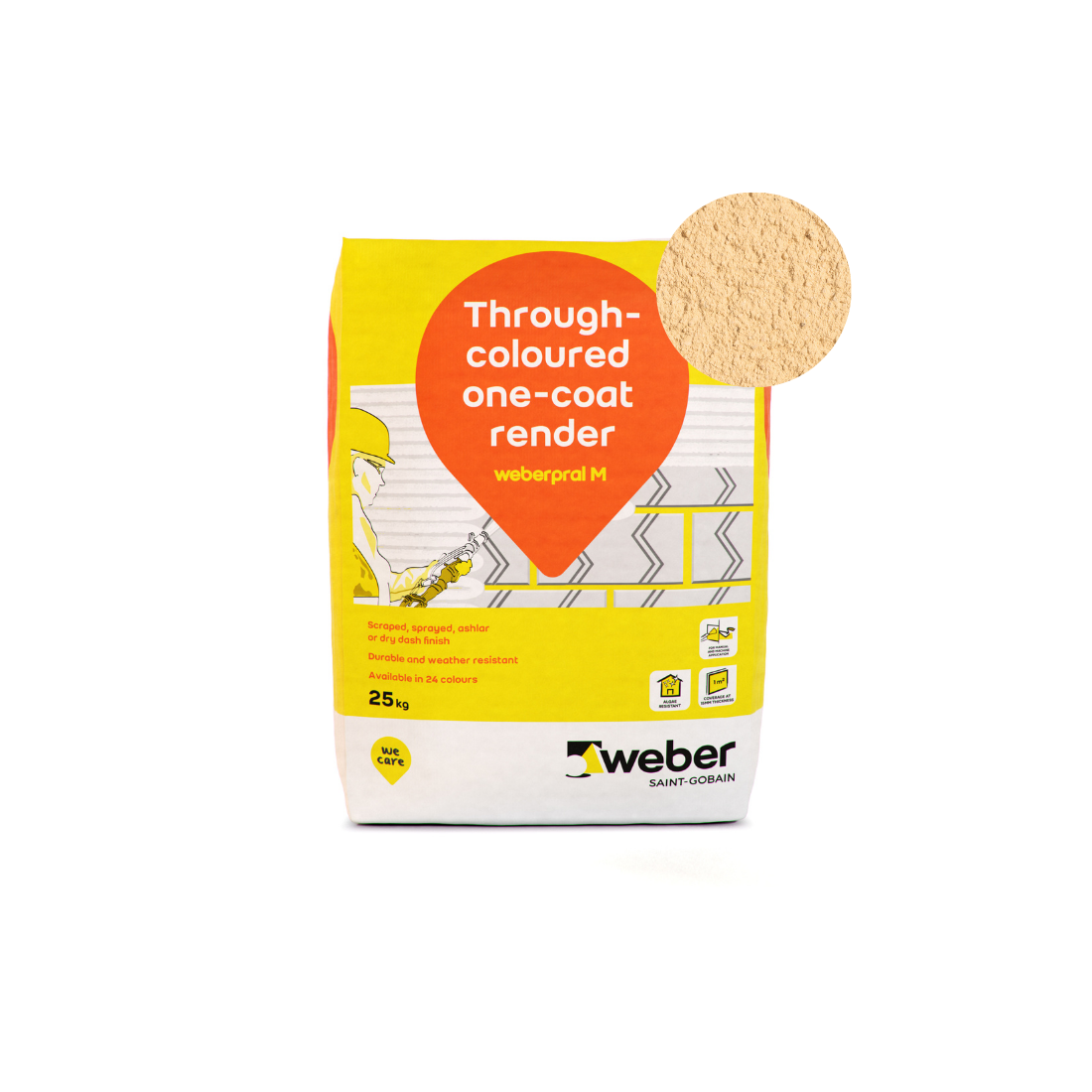 Weber - Weberpral M - 25kg > Limestone
