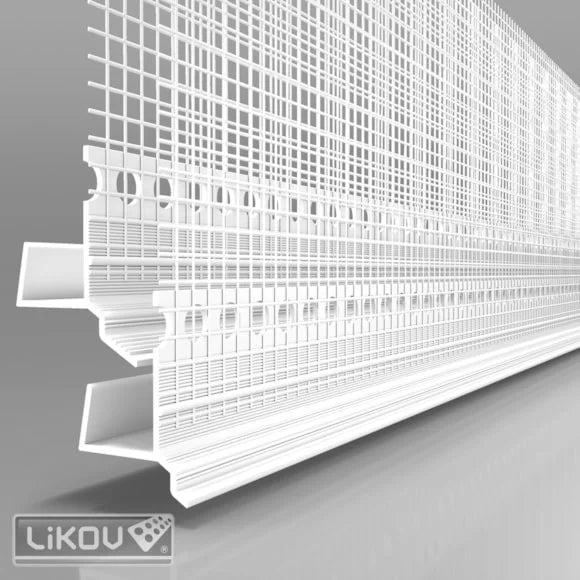 Likov - LE-N Render Board Edge Bead with Mesh - 12.5mm/6mm - 2.5m