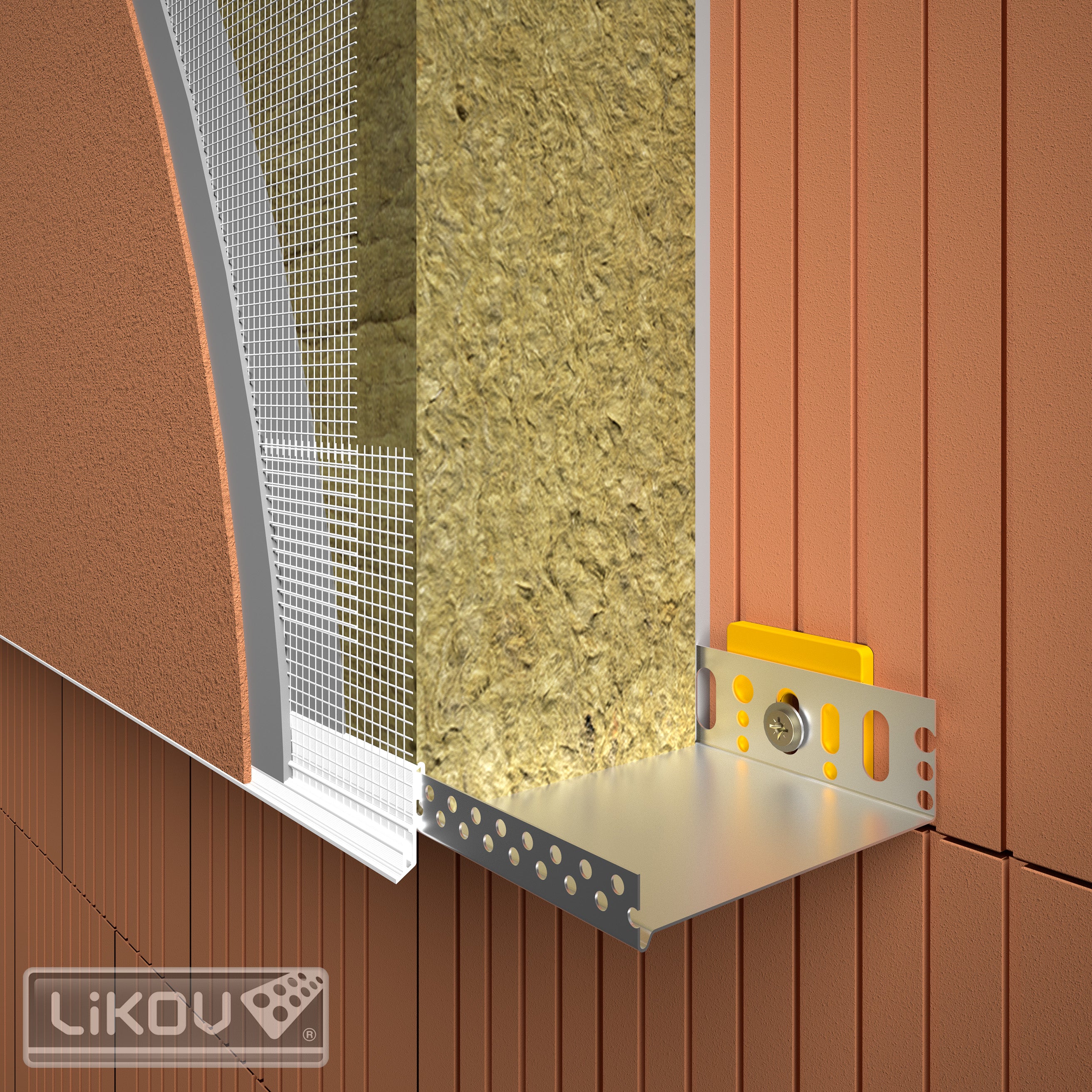 Likov - LE-V Clip-On Drip Bead For Base Profile - 2.5m