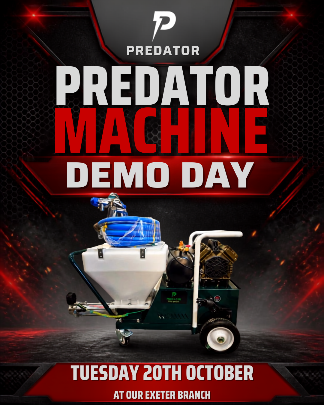 Predator Machine Demo Day - October 20th