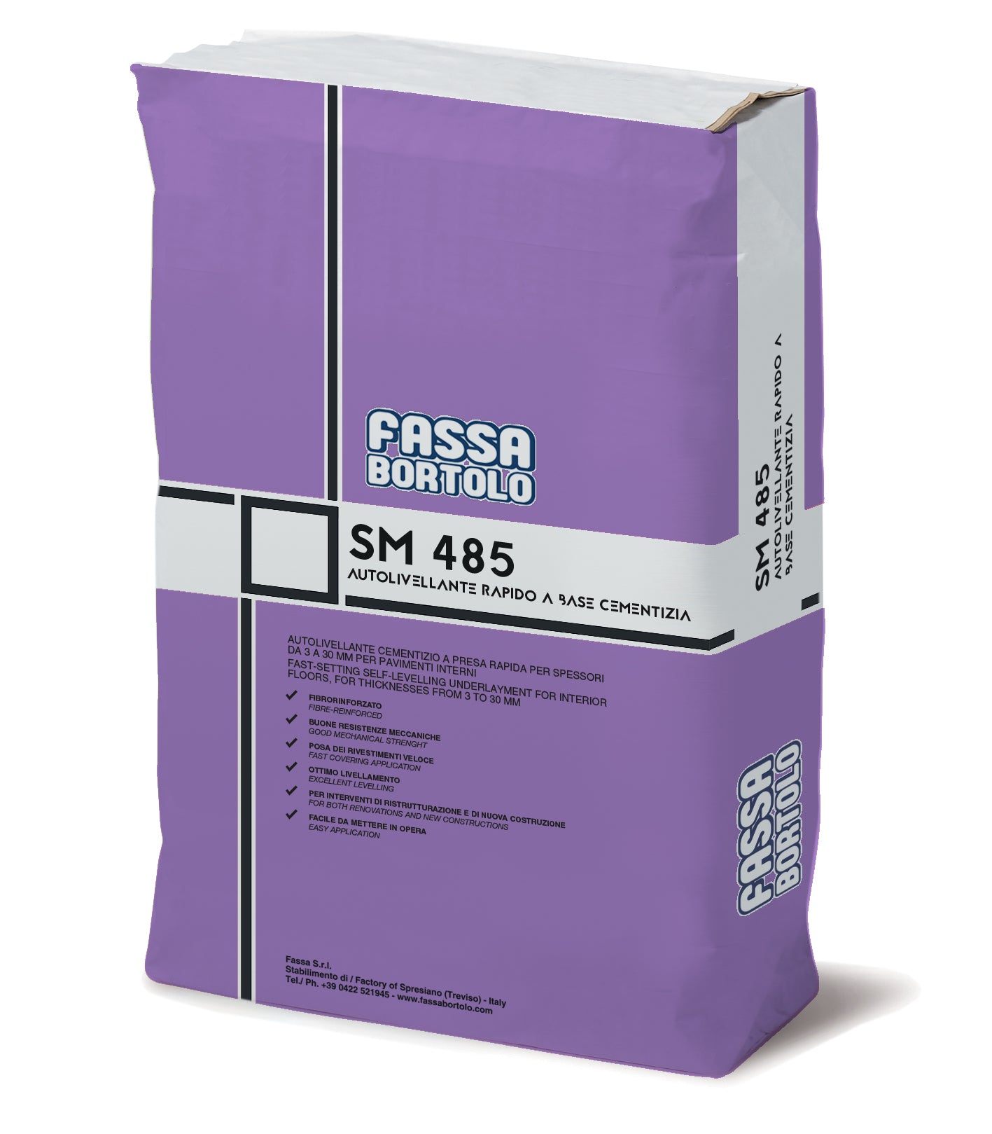 Fassa - SM 485 Self-Levelling Flooring Screed - 25kg