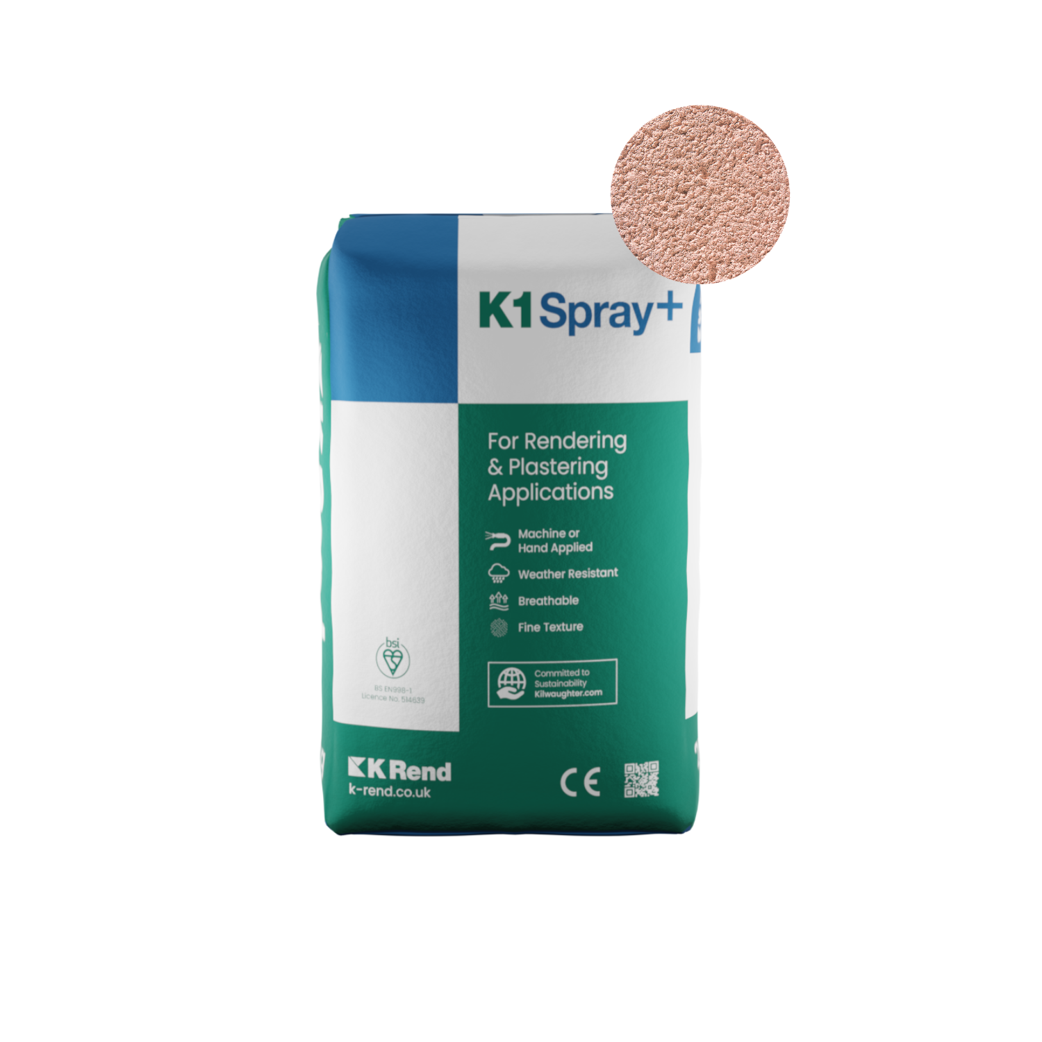 K Rend - K1 Spray+ - 25kg > Sandstone