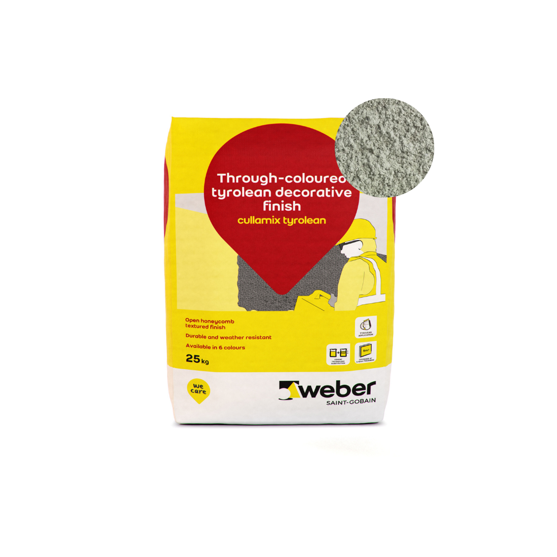 Weber - Weberend Cullamix Tyrolean - 25Kg > Stone Grey