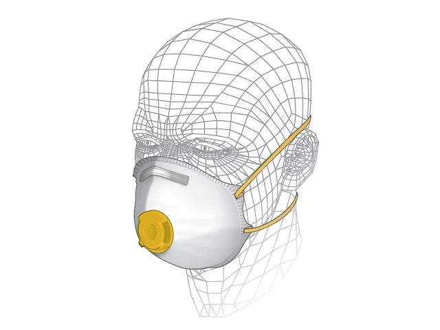 Dust Mask - Premium Valved Power Tool & MDF Respirator