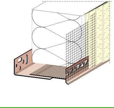 EWI Rear Adjustable Pvc Base Profile - 2m