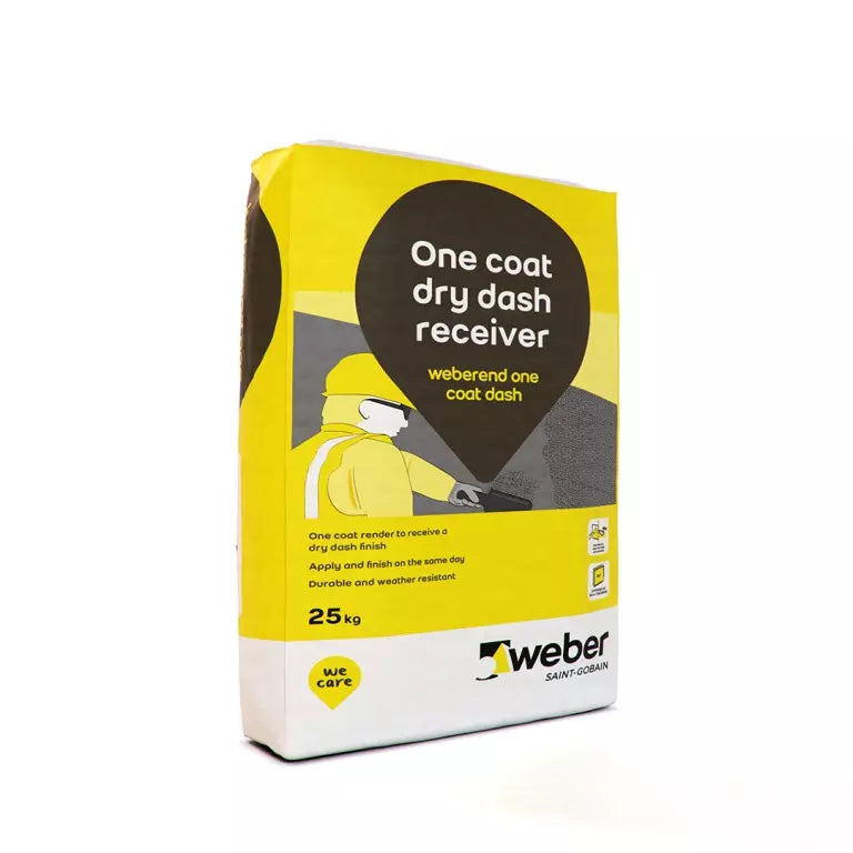 Weber - Weberend One Coat Dash Receiver - 25kg x 10