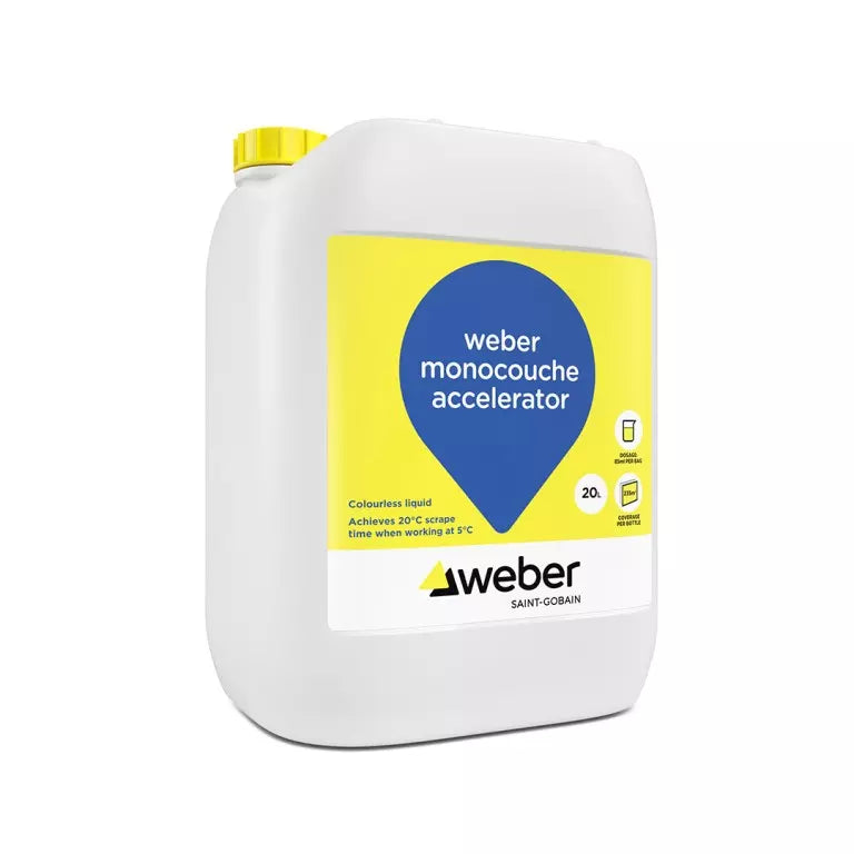 Weber - Monocouche Accelerator - 20ltr