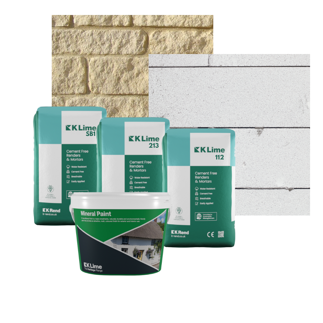 K Rend K Lime on to Lighweight Block or Existing Sandstone