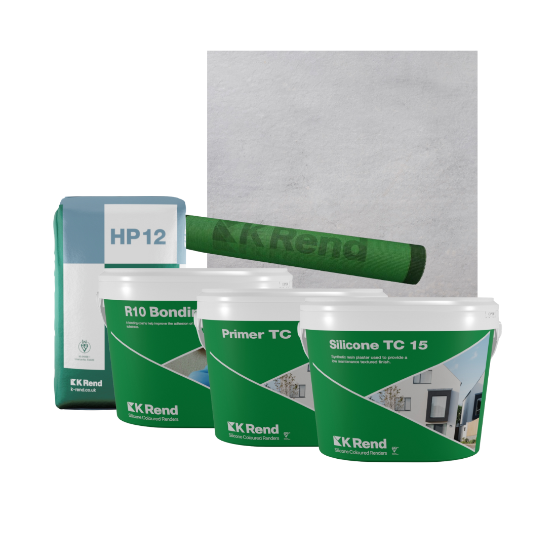 K Rend Thincoat Render System onto Concrete