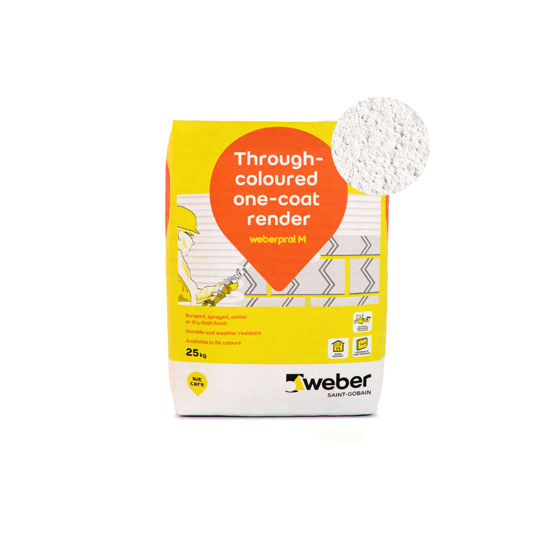 Weber - Weberpral M - 25kg > Chalk