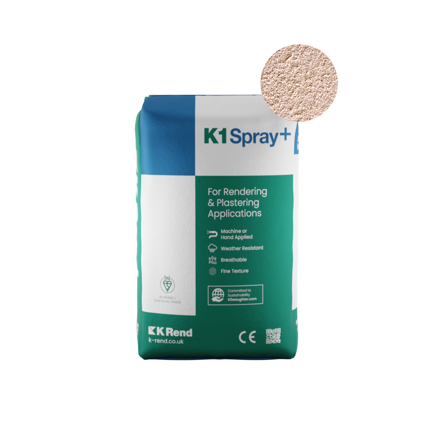 K Rend - K1 Spray+ - 25kg > Cinnamon