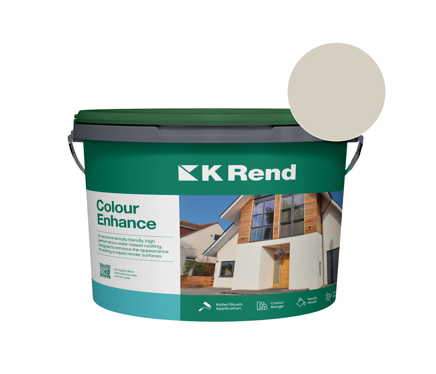 K Rend - Colour Enhance - 18kg > Grey