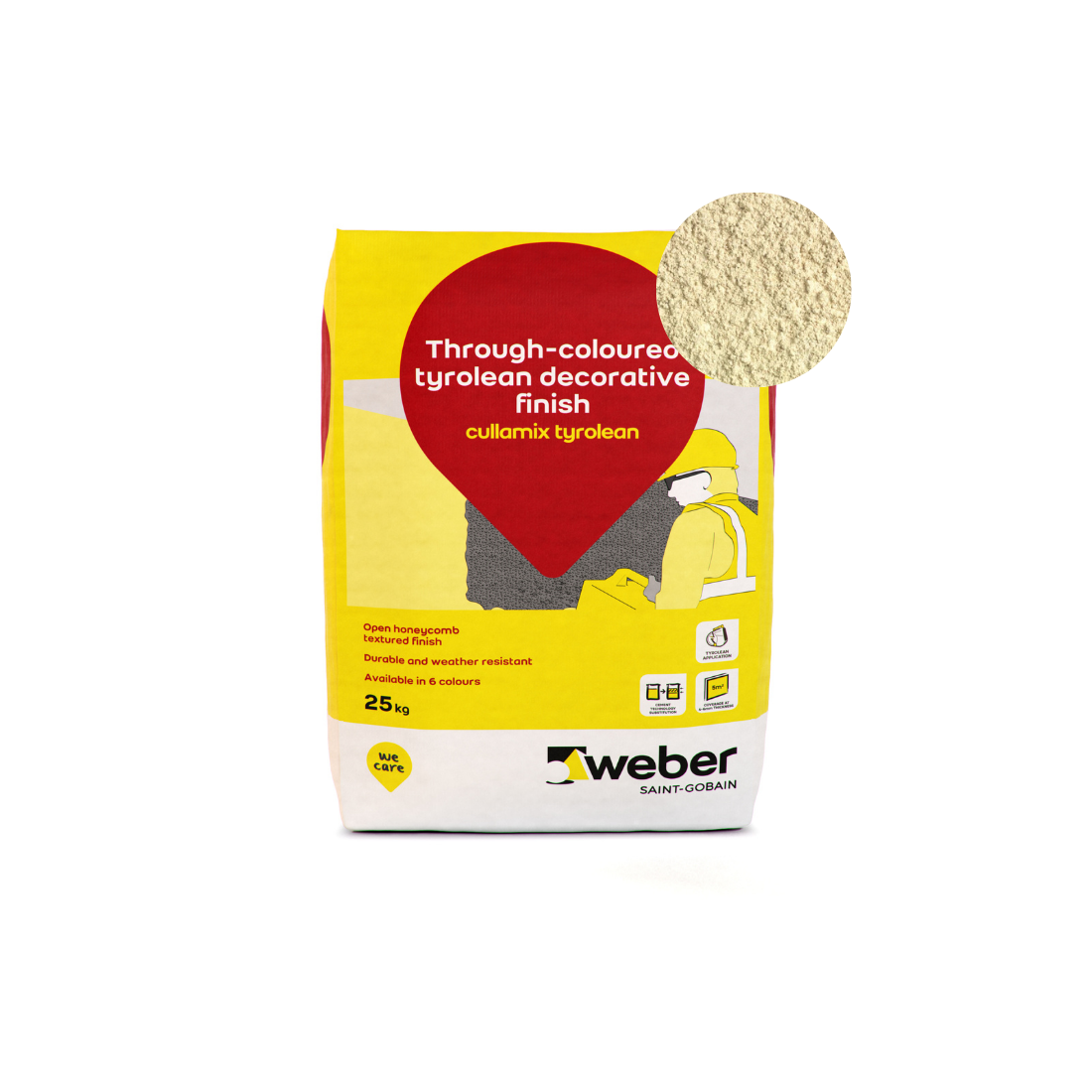 Weber - Weberend Cullamix Tyrolean - 25Kg > Cream