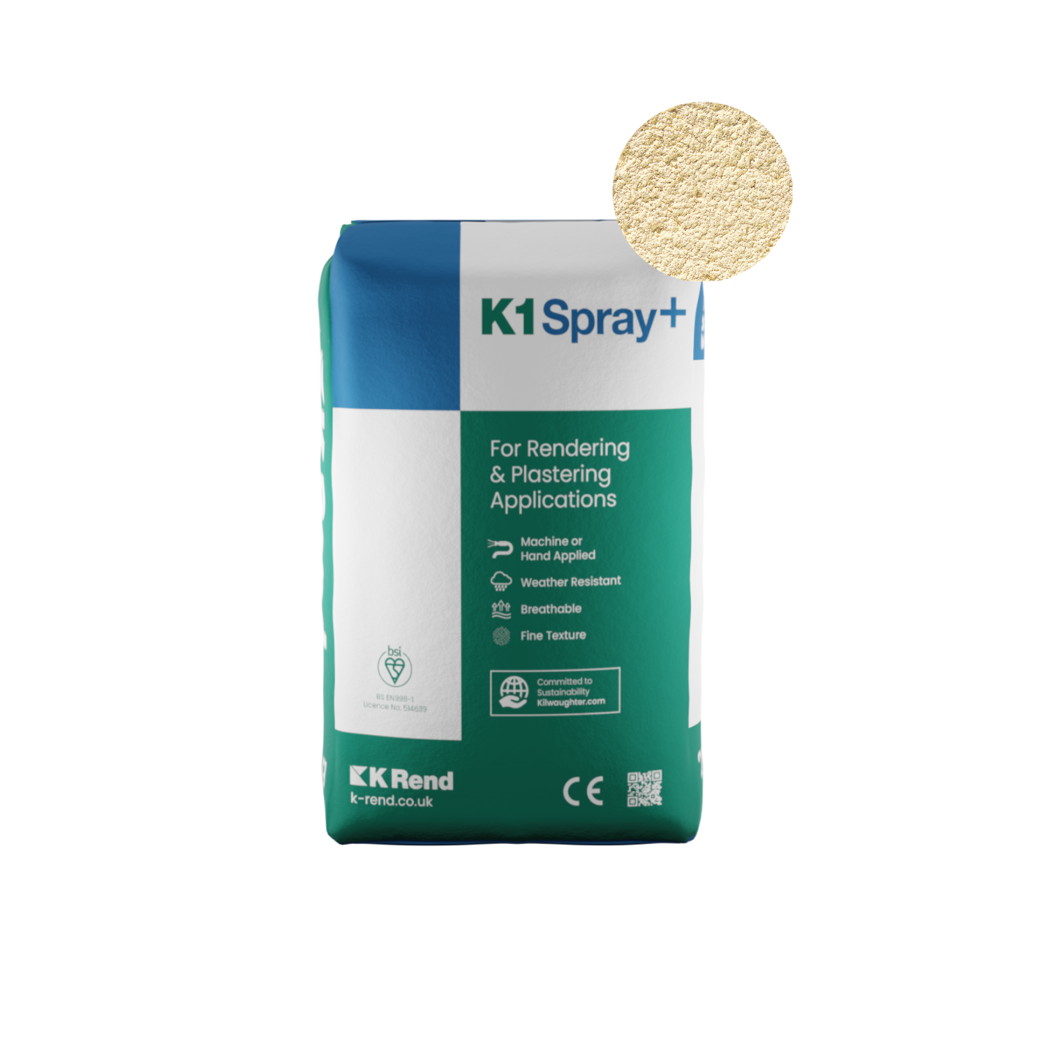K Rend - K1 Spray+ - 25kg > Cream