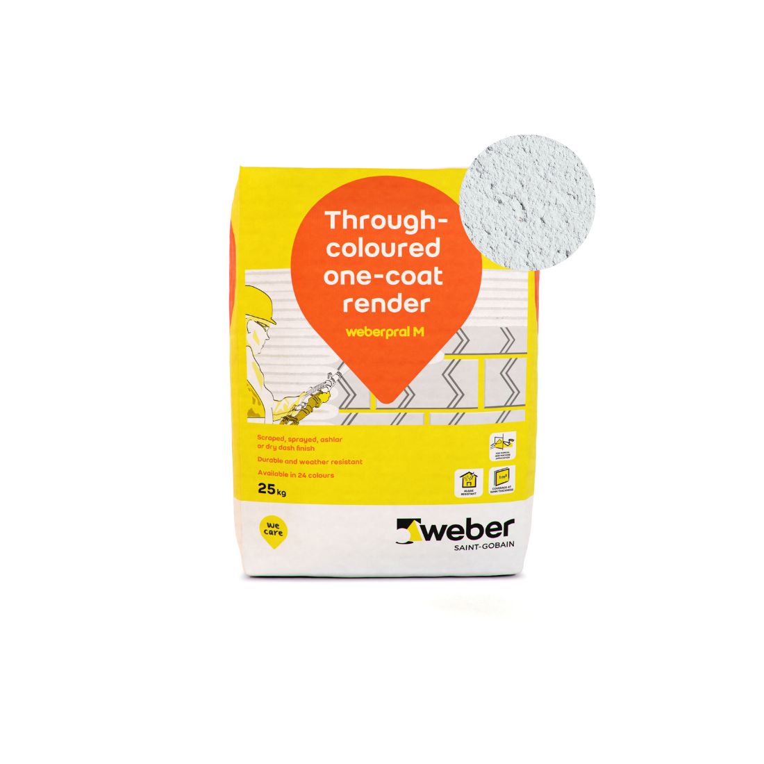 Weber - Weberpral M - 25kg > Granite Grey