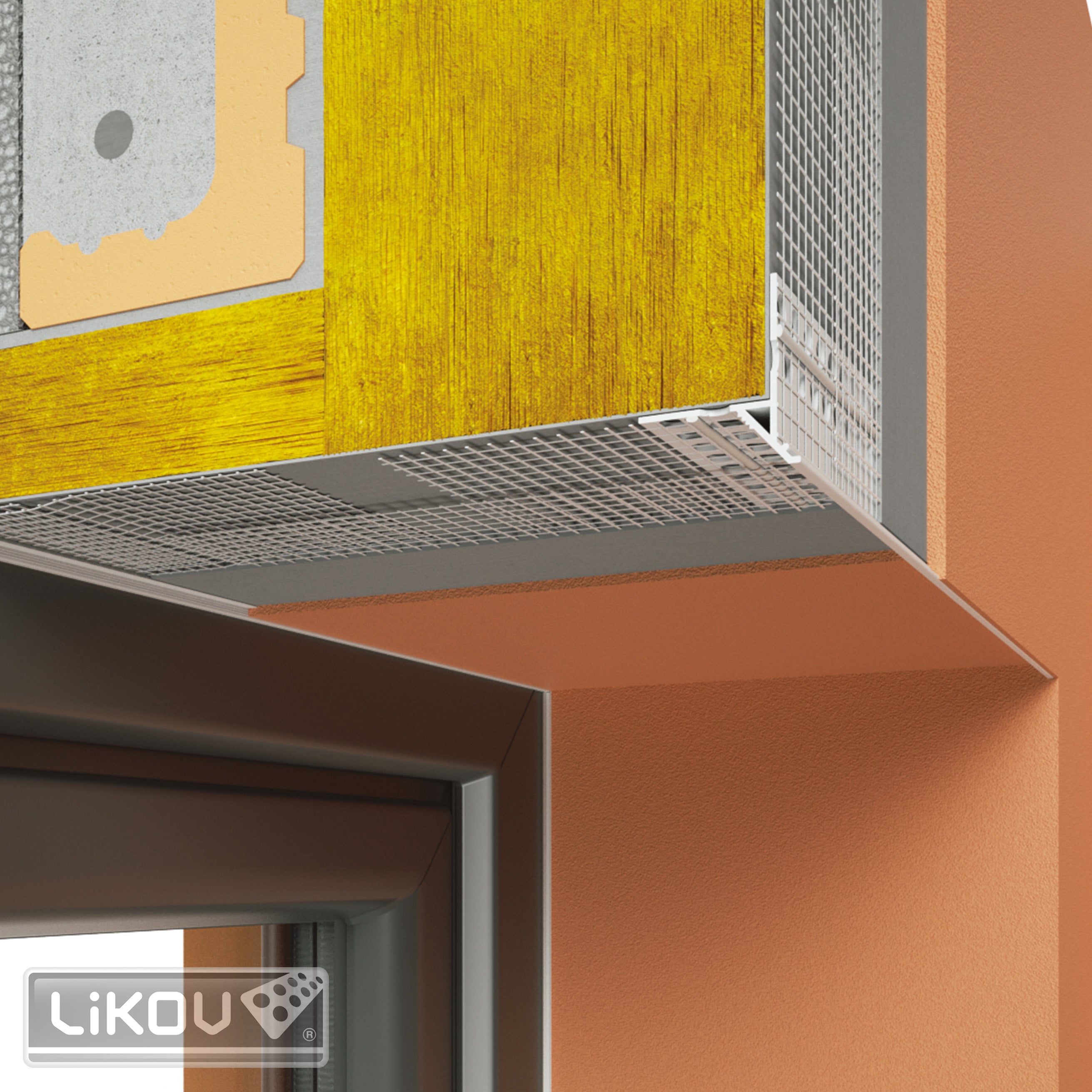 Likov - LTDU Window Bead with Drip Edge - 2.5m