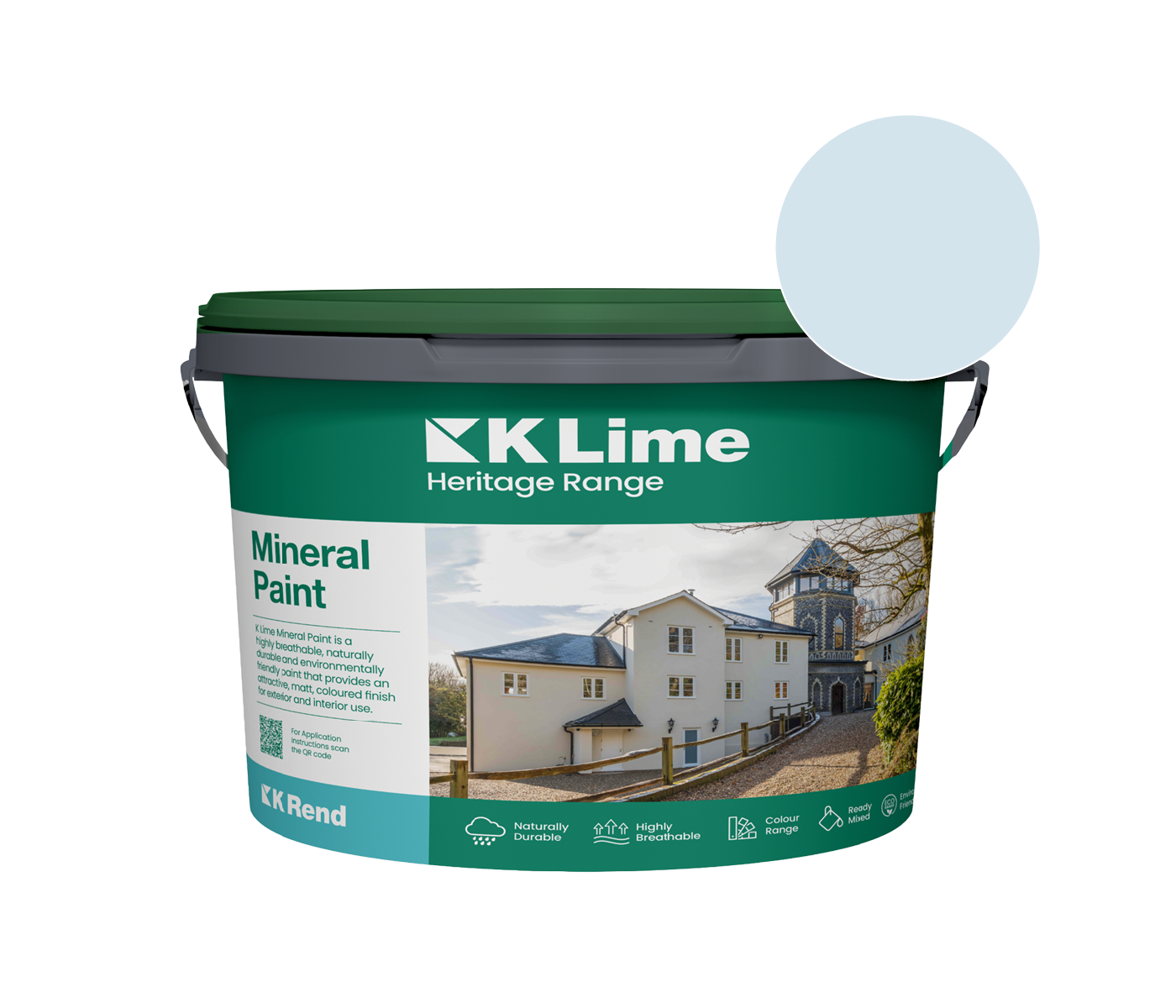 K Rend - K Lime Mineral Paint - 18kg > Baby Blue