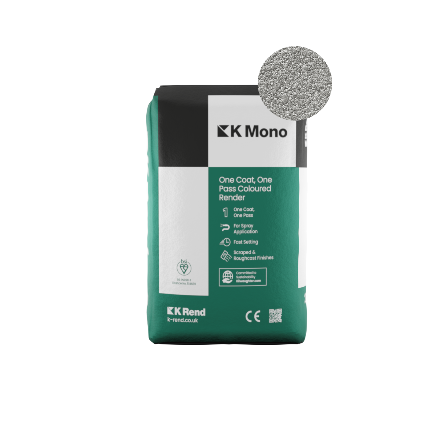 K Rend - K Mono - 25kg > Pewter Grey