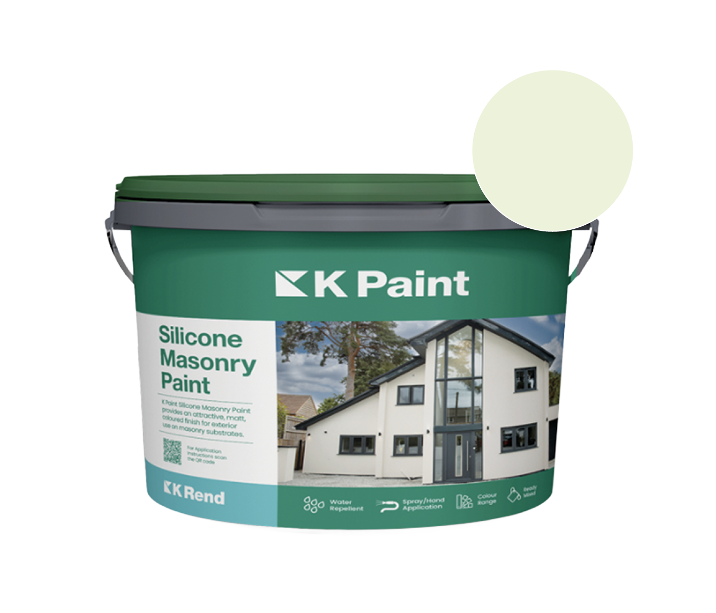 K Rend - Silicone Masonry Paint (K Paint) - 18kg > Green