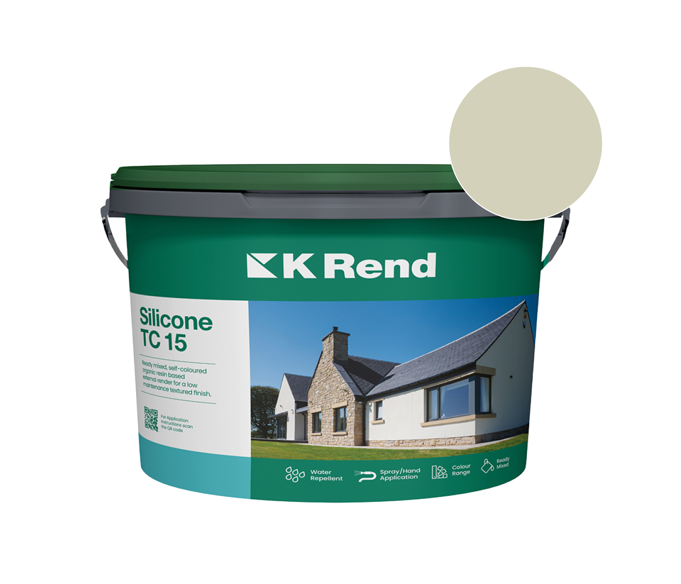 K Rend - Silicone TC 15 - 25kg > Ash White