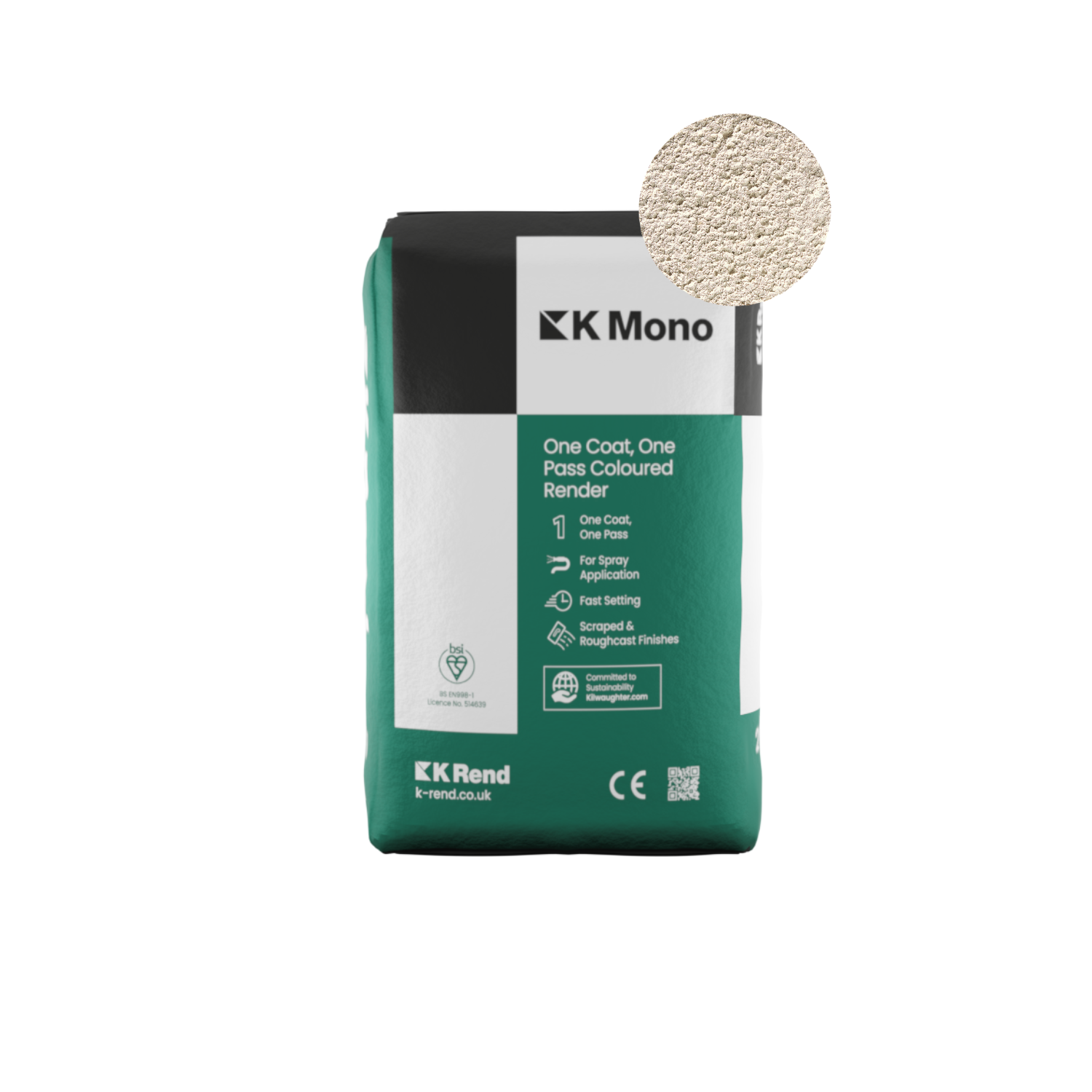 K Rend - K Mono - 25kg > Sterling white