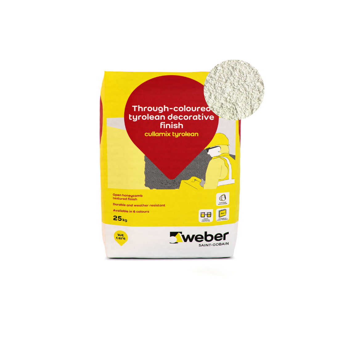 Weber - Weberend Cullamix Tyrolean - 25Kg > White