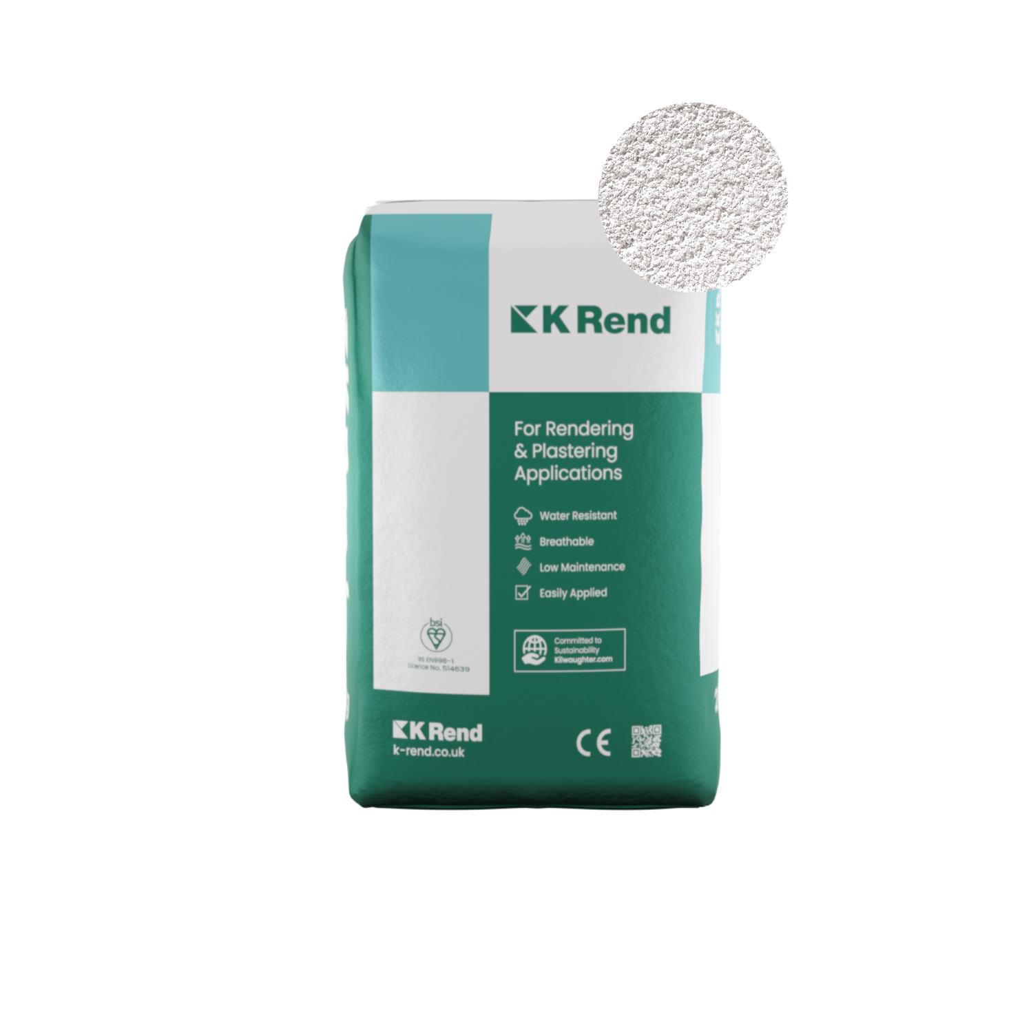 K Rend - Overcoating Silicone Dash Receiver - 25kg >  White